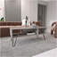 Table basse Vassel, pieds en épingle à cheveux, deux tablettes-725148811