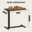 Table de lit réglable et mobile Kristee avec roulettes cachées-2125757469-2107127401