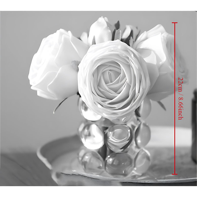 Centre de table luxueux rose, Jaune
