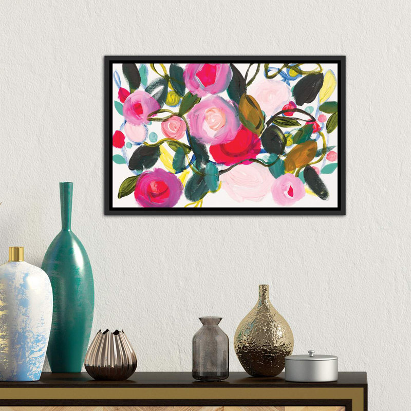 «Dvora's Magic» par Carrie Schmitt - reproduction d'art, Toile avec cadre noir, H 32 po x l 48 po x P 1,5 po