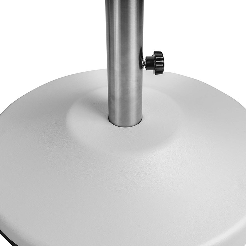 Base de parasol autoportante en résine Phat Tommy, Blanc
