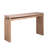 Narrow Console Table, Slim Entryway Table, Small Space Sofa Table, 52 Inch Hallway Table, Wood Console Table With Bead Detail, Rustic Modern Console, Natural Wood Finish Table, Minimalist Foyer Table.