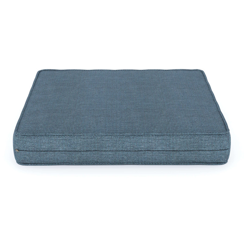 Outdoor Sunbrella® Seat Cushion, Spectrum Denim Sunbrella®, 17" W x 17" D