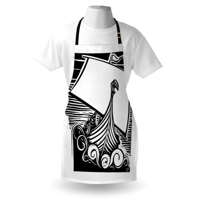 No Pattern Bib Apron