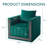 Upholstered Swivel Barrel Chair-727871985