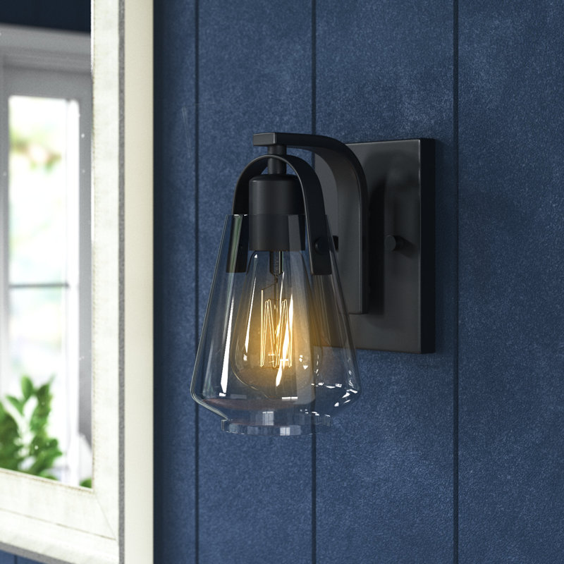 Powers Dimmable Bath Sconce, Matte Black
