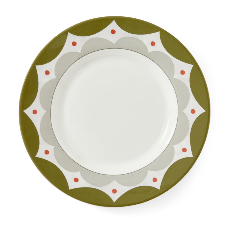 8.75" Geo Salad Plate
