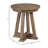 Oliviu Solid Wood End Table