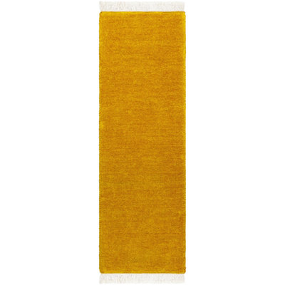 Clio Handmade Wool Yellow Rug