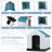 Aunyae Plastic Portable Dog House-526383233-526383260