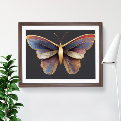 Thrilling Butterfly - Single Picture Frame Print