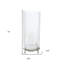 Porte-bougie 12 po en fer et verre-2033852125
