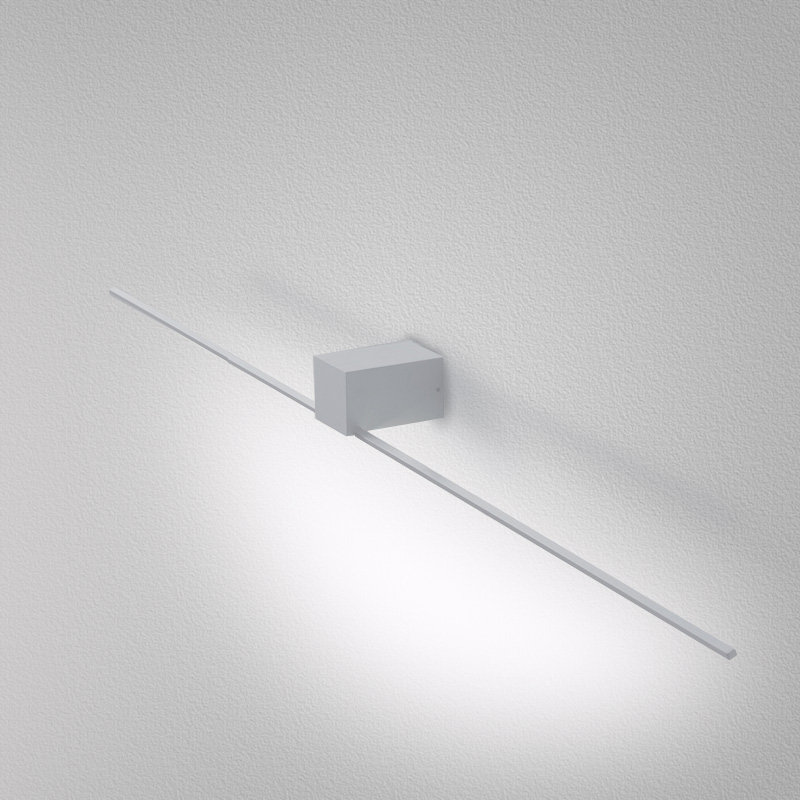 Orizzonte Led Dimmable Armed Sconce, White