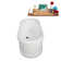 59" Streamline Soaking Freestanding Tub and Tray With Internal Drain
