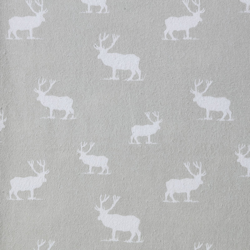 100% Cotton 200 Thread Count Flannel Sheet Set, Deer Hollow, Queen Sheet Set with 2 Pillowcases