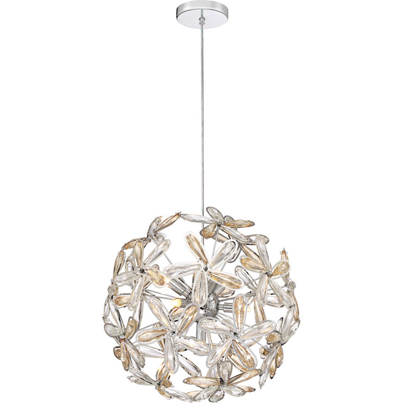 Lustre sphérique spoutnik à 7 lumières