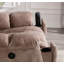 Fauteuil inclinable électrique de massage surdimensionné de 41 po avec coussin chauffant ultra doux et ensemble de 2-1582689960