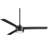 Roto LED 52" 3-Blade LED Ceiling Fan in Coal Black Finish with Coal Black Blades and Etched Lens-128871875