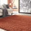 Tapis terre cuite Renesha-260824241