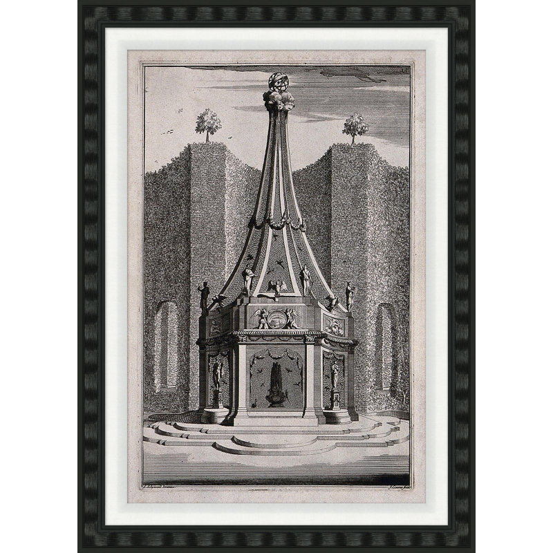 Garden And Park Ornaments & Design III Print by David Phoenix