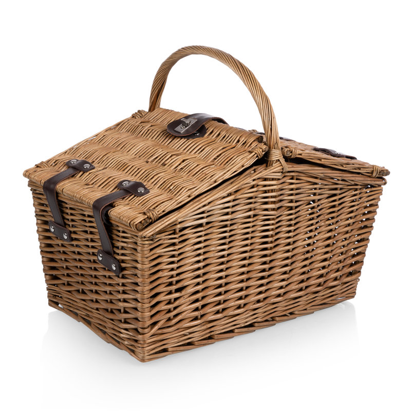 Somerset Deluxe Picnic Basket, Brun