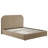Keynote Upholstered Fabric Curved Platform Bed-101181373-101181374