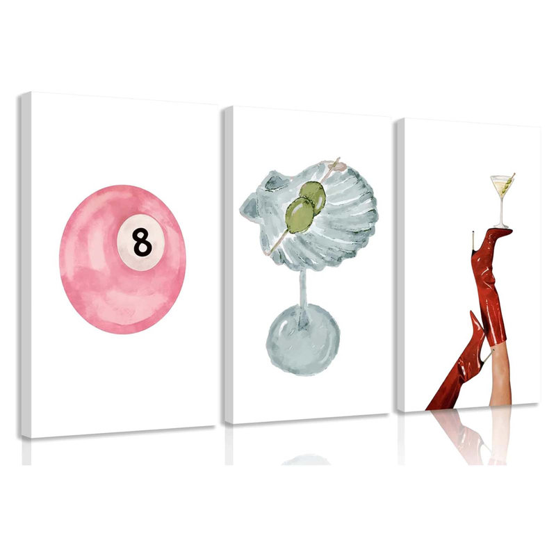 3 Piece Wrapped Canvas Wall Art