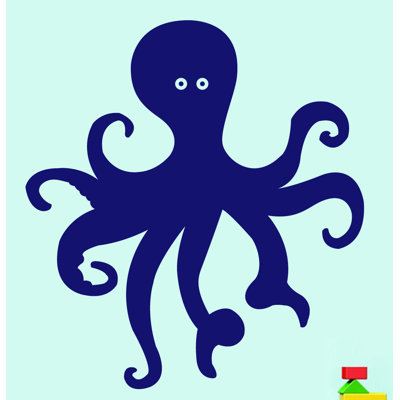 Décalcomanie murale octopus