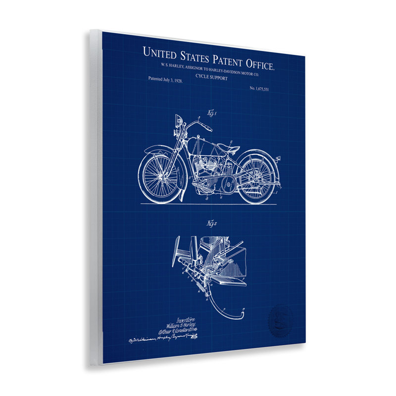 «Cycle Support Blueprint Art» par Karl Hronek