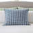 White/Navy Blue Border
