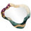 Lavande orchidées fleurs sur Emerald Geode I - miroir asymétrique irrégulier orchidée, miroir mural traditionnel, imprimé sur métal