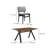Schoonover 4 - Person Trestle Dining Set-79979833