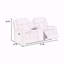 MOTION LOVESEAT en brun foncé
