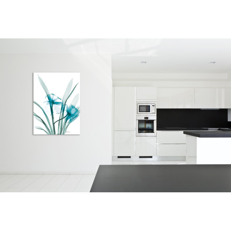 «Aqua Dedrodium Orchid», toile tendue par Albert Koetsier, H 20 po x l 15 po x P 1,5 po