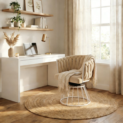 Chaise de bureau confortable à dossier pivotant Comfy