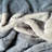 Hiroaki Cozy Faux Rabbit Fur Area Rug Machine Washable Rug in Gray-402304731
