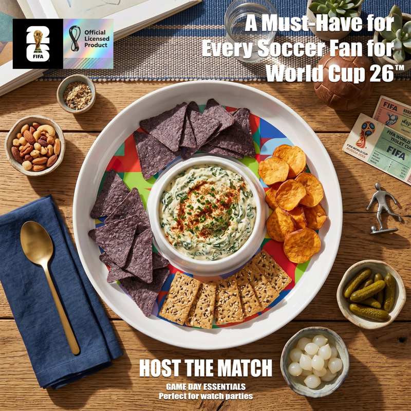 Fifa We Are 26 Melamine Chip & Dip 13 "P