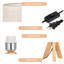 Lampe de table brune 14,6 po Seren-943666825