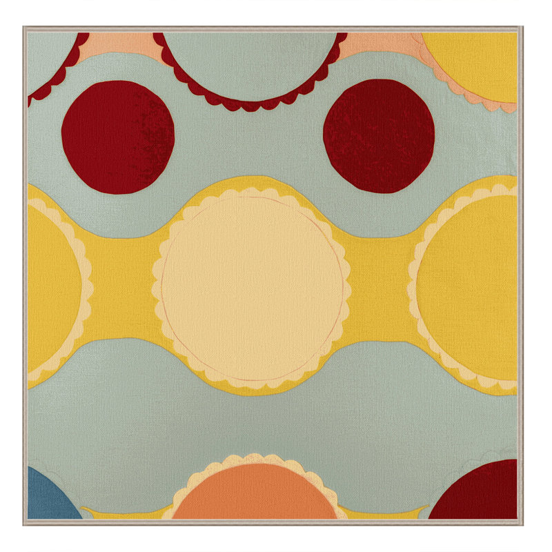 Spirited Pop Rug, Square 4'