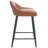 Hallam Upholstered Counter Stool with Metal Frame-268777459