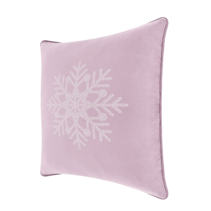 Coussin Sparkles Home | Strass et fausses perles | Rembourrage en plumes | Couleurs personnalisables, Carré 20 po