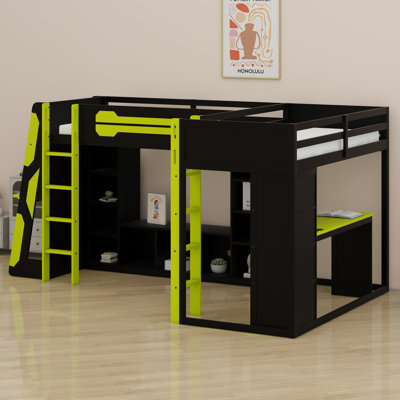 L-Shaped Gaming Bed Frame With RGB LED Lights