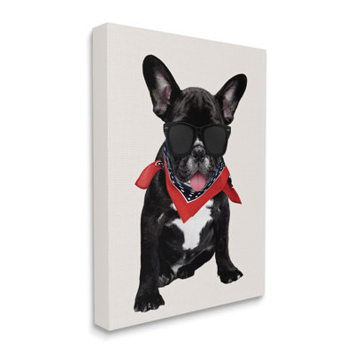 " Cool Dude French Bulldog Pet " by Karen Smith