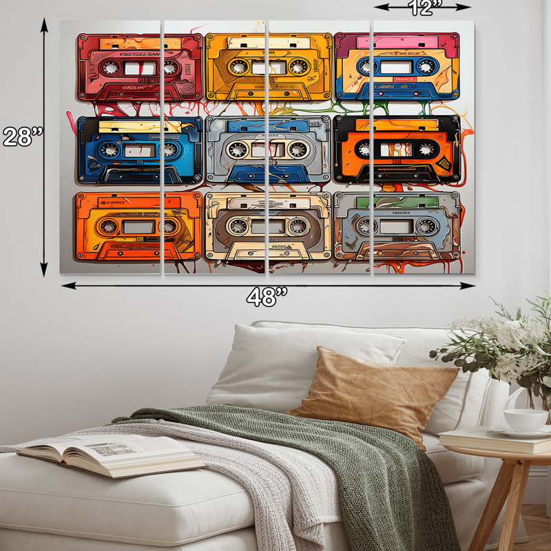 Traditional Entertainment Wall Decor on Metal