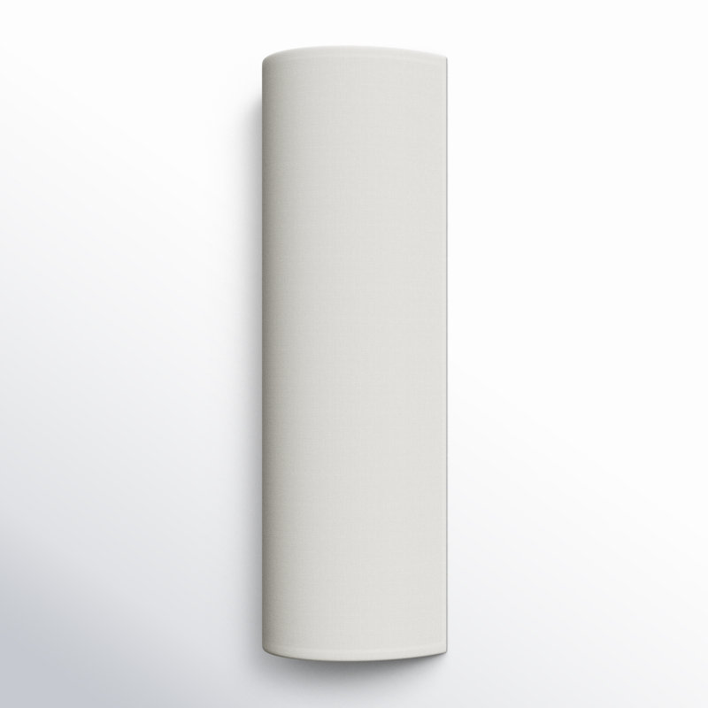 Everie LED Flush Mounted Sconce, Oatmeal Linen