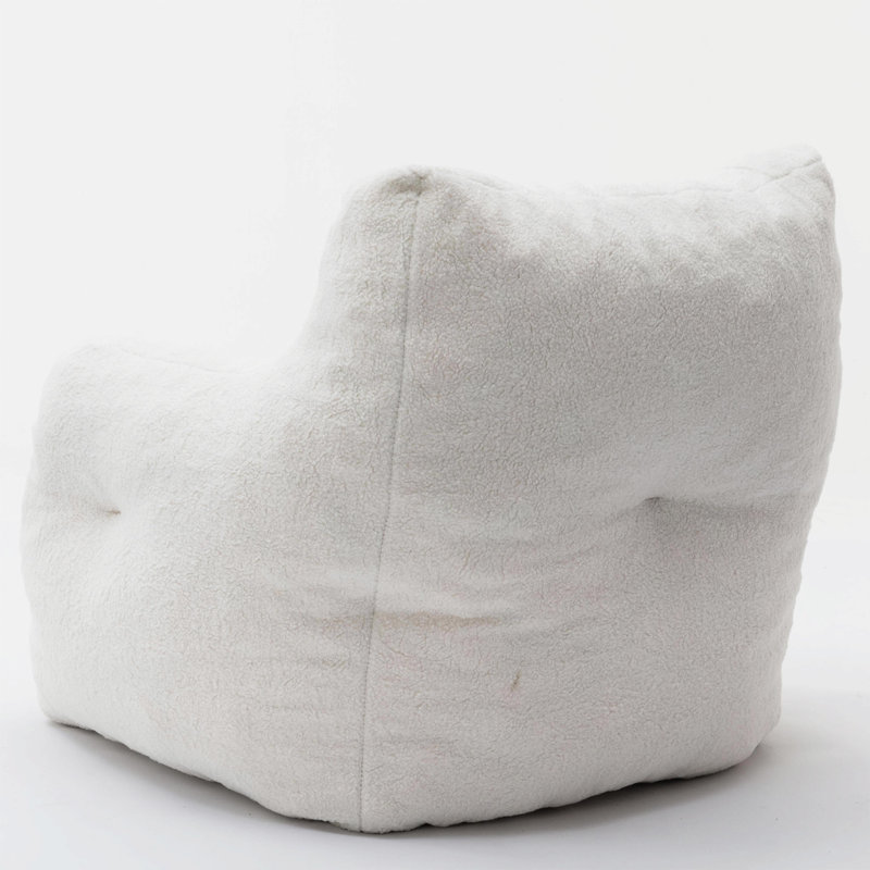 Teddy Classic Bean Bag, White