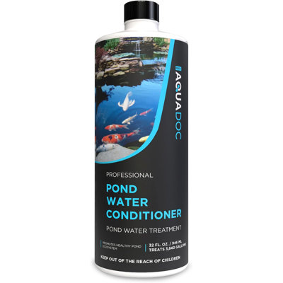 Climatiseur d'eau de bassin AquaDoc - 32 oz - Déchlorateur pour étangs d'extérieur - Fabriqué aux États-Unis