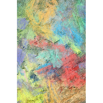 Colorful Textured Chalk by Colorful Textured Chalk - Wrapped Canvas Art Prints