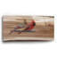  «Cardinal pair for life» par Jim Brune, art mural en verre acrylique, 24 po x 12 po