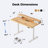 Electric Standing Desk With Drawers,Home Office Height Adjustable  Desk with Large Monitor Shelf-2022676709-2022635911